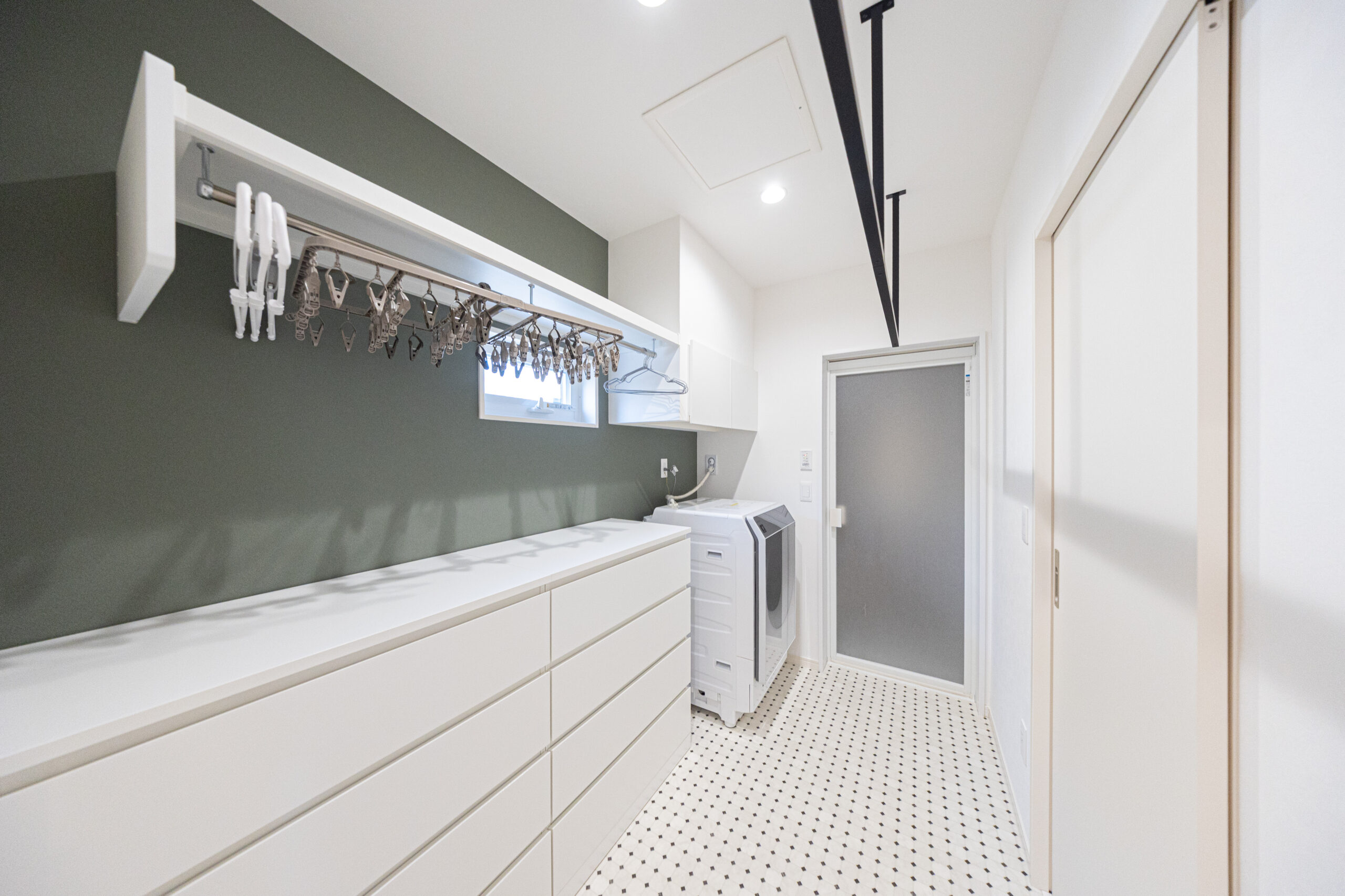 フォトスポットのあるガーリーなお家